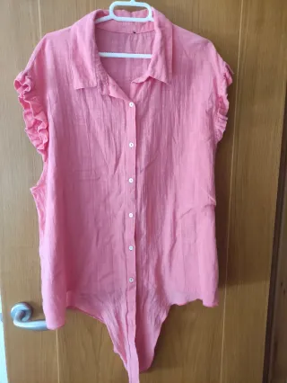 Blusa rosa mujer