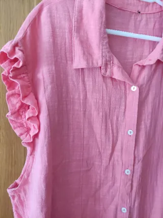 Blusa rosa mujer