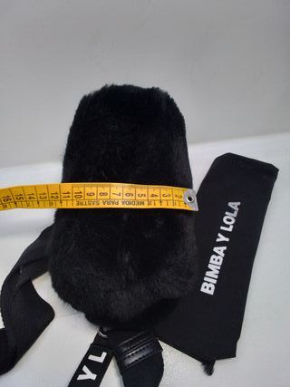 Bolso Bimba y Lola peluche negro