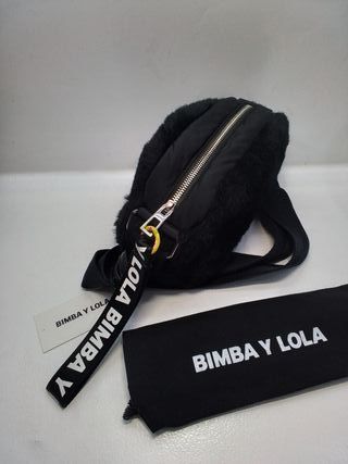 Bolso Bimba y Lola peluche negro