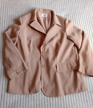 Chaqueta Beige Mujer