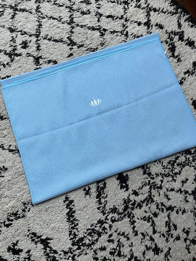 Toalla Yoga Antideslizante Azul