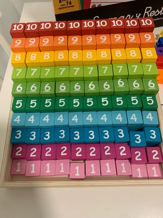Lote juegos,aprender a Sumar y Restar. Montessori