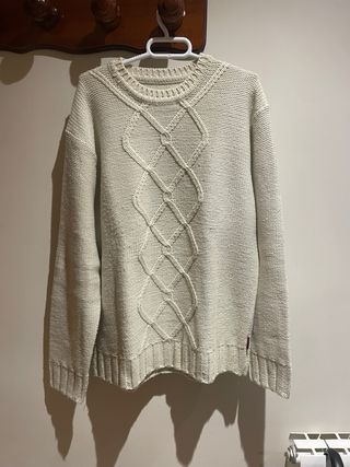Jersey de punto beige