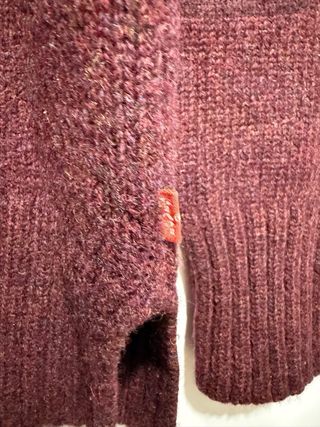 Jersey Levi's Mujer Lana Rojo