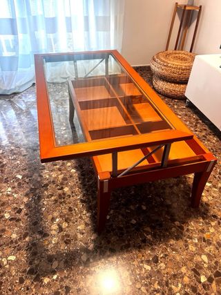 Mesa de centro elevable
