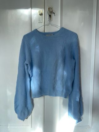 Jersey pelo azul claro talla xs