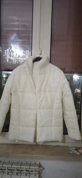 Piumino donna bianco imbottito