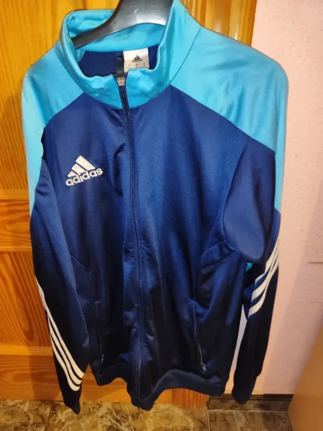 Chaqueta Adidas Talla M Azul/Turquesa