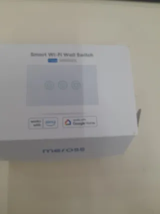 Interruptor Meross Smart Wi-Fi Pared
