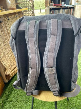 Mochila Kipling Gris Grande