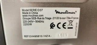 Horno Eléctrico Moulinex
