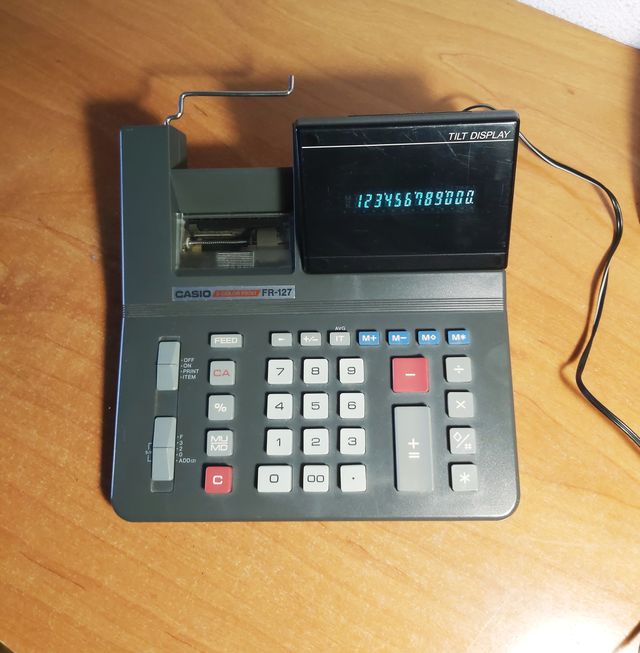 Calculadora Casio Color (año 1.985)