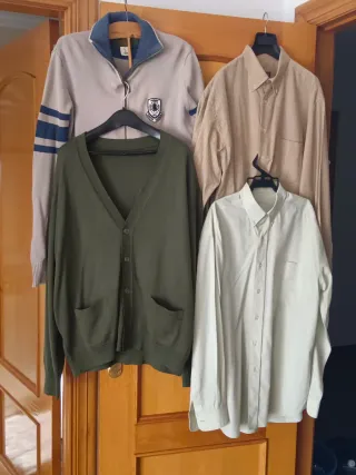 Lote Ropa Hombre: Chaqueta y Camisas T. XL