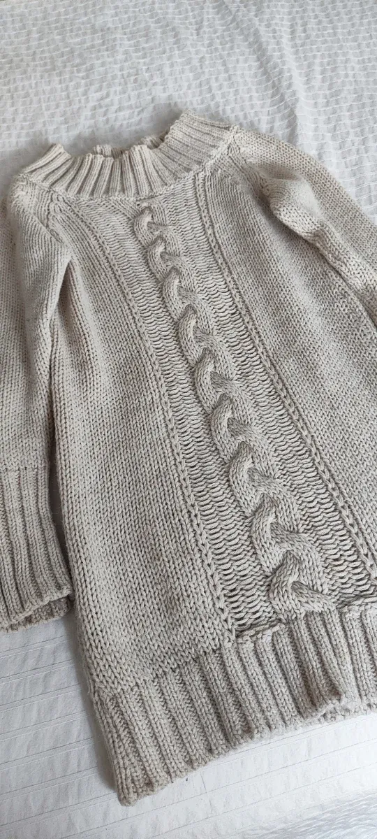 Jersey Zara Beige Trenzado