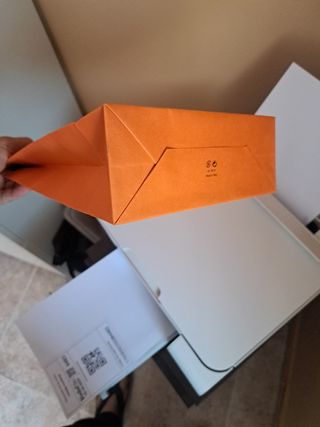 Sacchetto regalo Hermes arancione