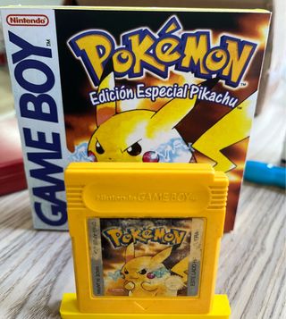 Pokémon Amarillo Edición Especial Pikachu Game Boy