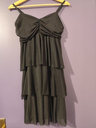 Vestitino con tulle e balze