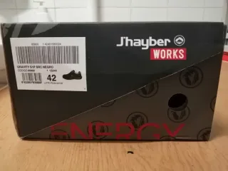 Zapatos de seguridad Jhayber Talla 42 Negros