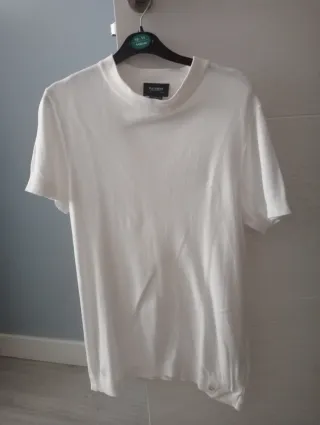 Camiseta Pull&Bear Blanca Talla M
