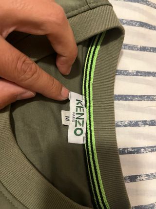 Sudadera Kenzo Verde Pistacho Talla M