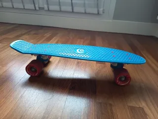 Monopatín tipo Penny azul