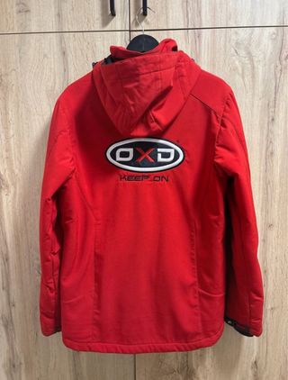 Abrigo impermeable OXD rojo