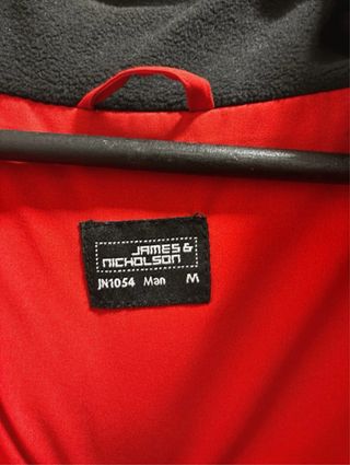 Abrigo impermeable OXD rojo