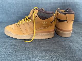 Zapatillas Adidas Forum Mid Marrones y Amarillas