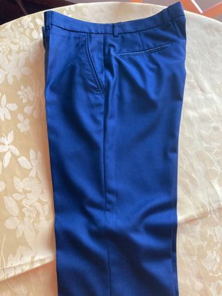 Traje Zara Azul Hombre