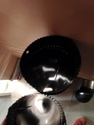 Dos tubos de acero esmaltado y dos codos diámet12