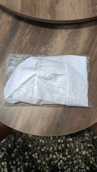 Gorro de chef blanco ajustable sin estrenar