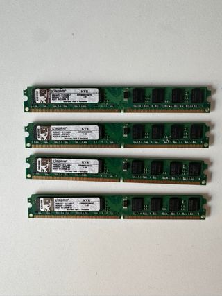 4 memoria RAM Kingston DDR2