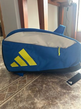Paletero Adidas Azul y Amarillo