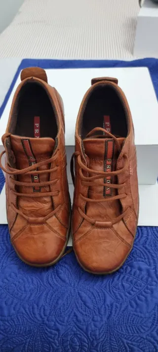 Zapatillas Prada Marrones Hombre