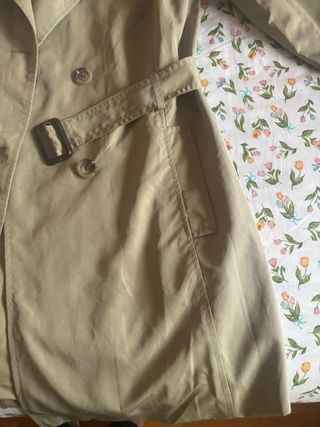 Gabardina Lefties Verde Talla M