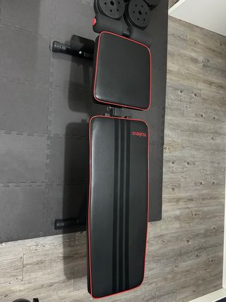 Gimnasio multifunción con pesas