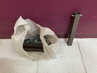Patas para somier metálicas grises