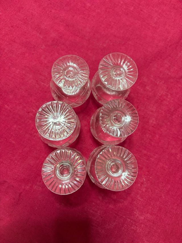 Servizio Bicchierini e Bottiglia di Cristall