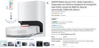 Robot Aspirador Xiaomi X10