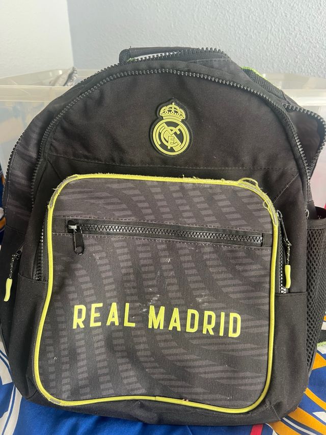 Mochila Real Madrid Negra y Verde