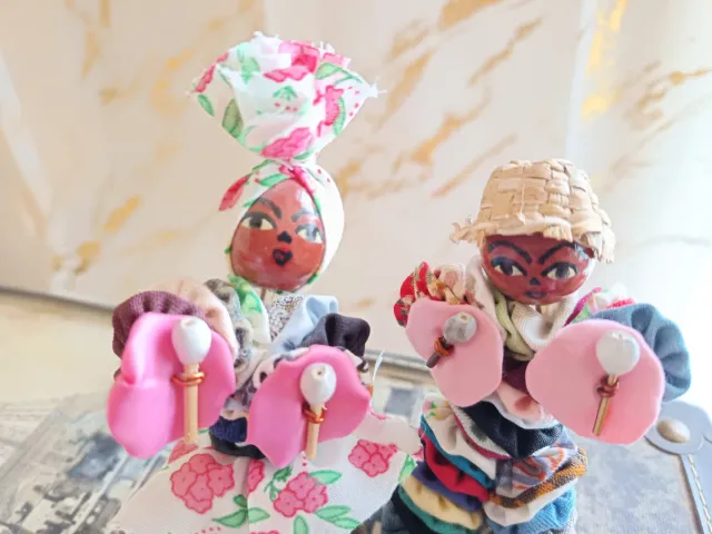 Pareja Muñecos Cubanos Artesanales