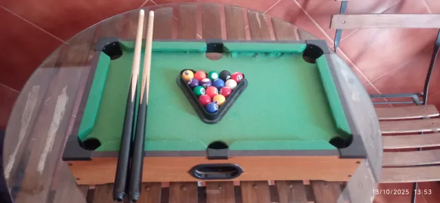 Mini mesa de billar infantil