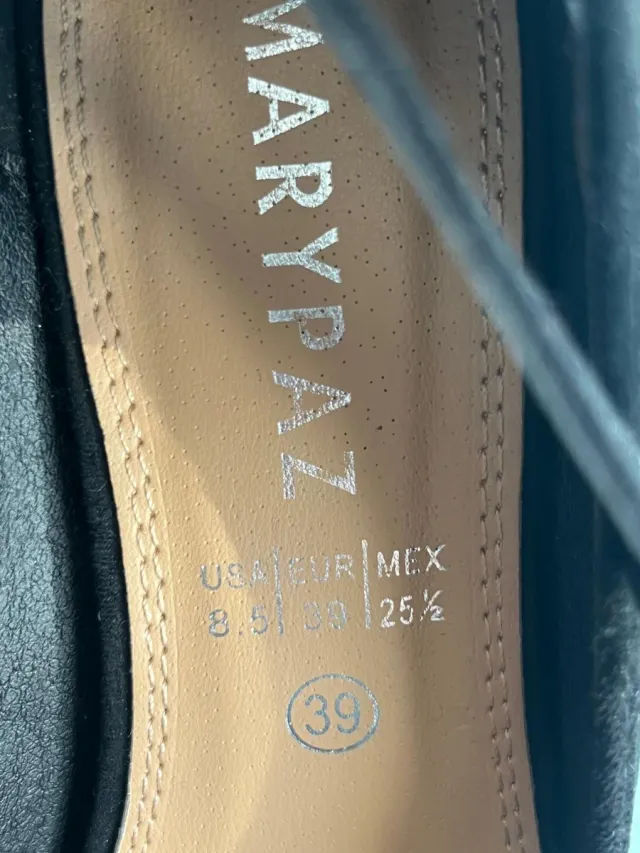 Zapatos de salón Marypaz negros talla 39
