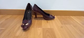 Zapato Burdeos de tacón