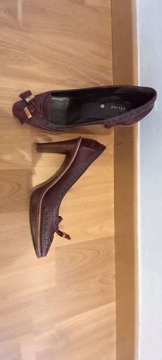 Zapato Burdeos de tacón