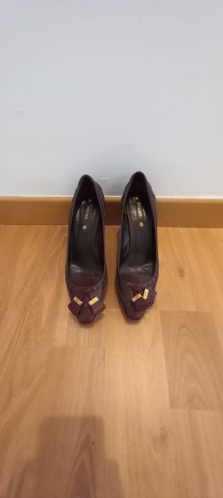 Zapato Burdeos de tacón