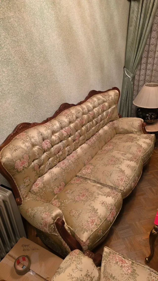 Conjunto Sofá y Sillones Vintage Luis XVI