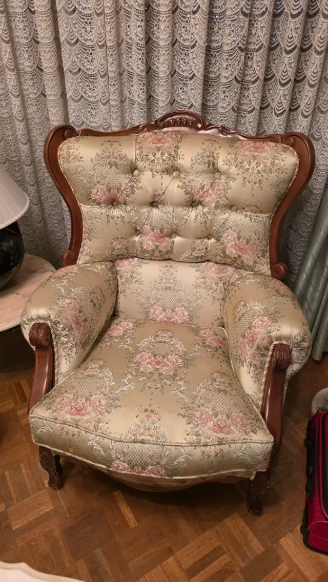 Conjunto Sofá y Sillones Vintage Luis XVI