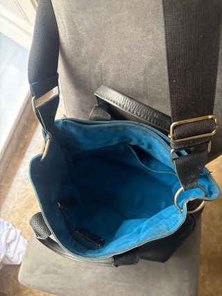 Bolso Bimba y Lola Negro Piel Texturizada